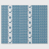 Sneeuwvlokken Cadeaupapier (Vlak)