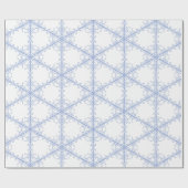 Sneeuwvlokken Cadeaupapier (Vlak)