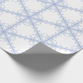 Sneeuwvlokken Cadeaupapier (Hoek)