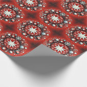 Sneeuwvlokken Cadeaupapier (Hoek)