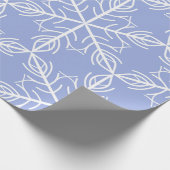 Sneeuwvlokken Cadeaupapier (Hoek)