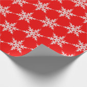 Sneeuwvlokken Cadeaupapier (Hoek)