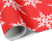 Sneeuwvlokken Cadeaupapier (Rol Hoek)