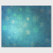 "Sneeuwvlokken" Cadeaupapier (Vlak)
