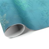 "Sneeuwvlokken" Cadeaupapier (Rol Hoek)