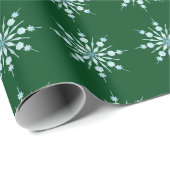 Sneeuwvlokken Cadeaupapier (Rol Hoek)