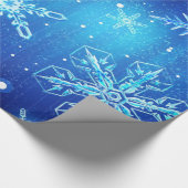 Sneeuwvlokken Cadeaupapier (Hoek)