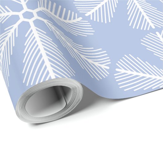 Sneeuwvlokken Cadeaupapier (Rol Hoek)