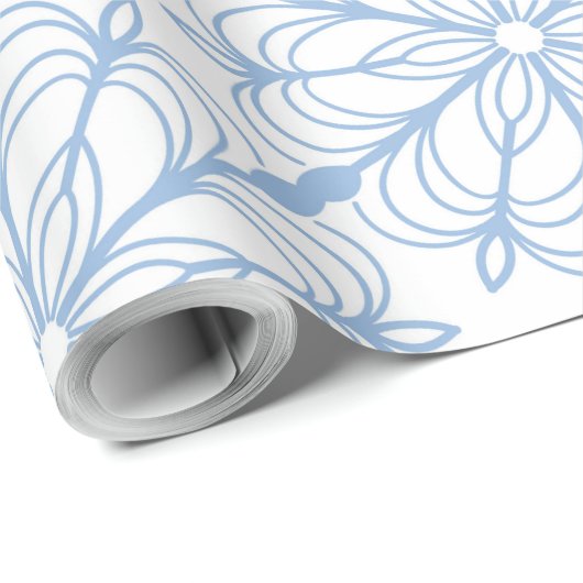 Sneeuwvlokken Cadeaupapier (Rol Hoek)