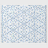 Sneeuwvlokken Cadeaupapier (Vlak)