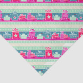 Sneeuwvlokken & Cadeaus Tissue Paper Tissuepapier (Detail)