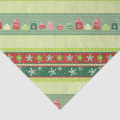 Sneeuwvlokken & Cadeaus Tissue Paper Tissuepapier (Detail)