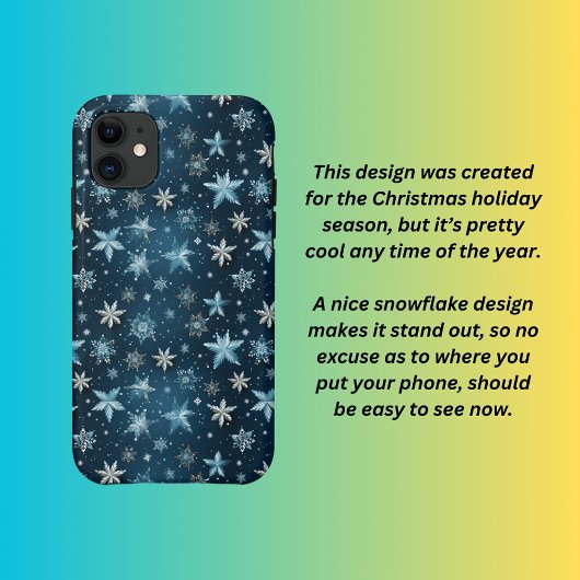 Sneeuwvlokken Case-Mate iPhone Case