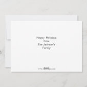 sneeuwvlokken collage rustige pianist-vakkaarten feestdagenkaart (Achterkant)