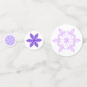 sneeuwvlokken confetti (Achterkanten)