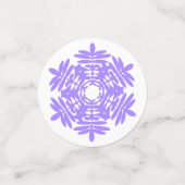 sneeuwvlokken confetti (Kleine voorkant)