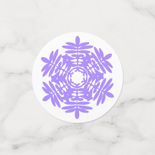 sneeuwvlokken confetti (Kleine voorkant)