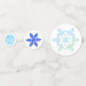 sneeuwvlokken confetti (Achterkanten)