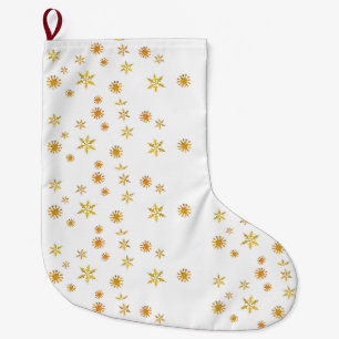 Sneeuwvlokken Custom Christmas Stocking Grote Kerstsok