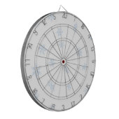 Sneeuwvlokken Dartbord (Voorkant Links)