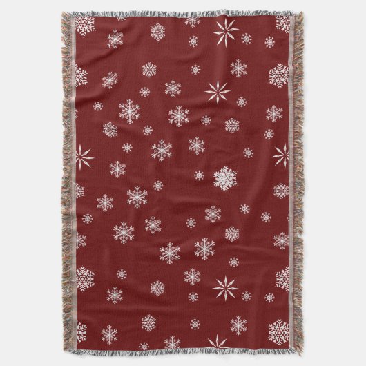 Sneeuwvlokken Deken (Voorkant Verticaal)