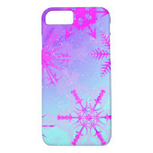 Sneeuwvlokken die uit Afar iPhone Case dansen (Achterkant)