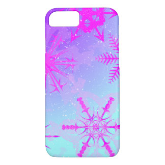 Sneeuwvlokken die uit Afar iPhone Case dansen
