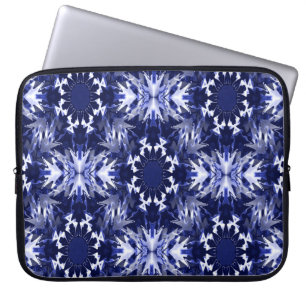Sneeuwvlokken en bleu..... laptop sleeve