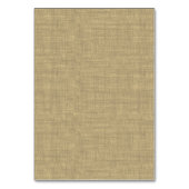 Sneeuwvlokken en Burlap Seating Kaart (Achterkant)