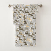 sneeuwvlokken en herten bad handdoek (Insitu)