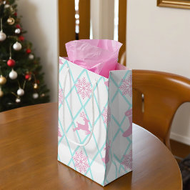 Sneeuwvlokken en Herten Klein Cadeauzakje