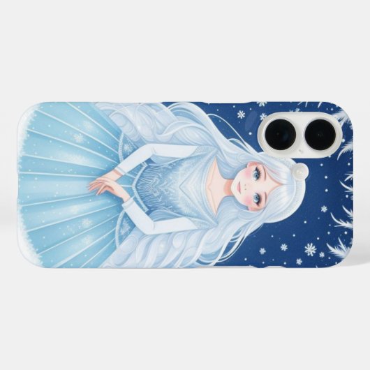 Sneeuwvlokken en ijs Case-Mate iPhone case (Achterkant (horizontaal))