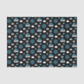 Sneeuwvlokken en krullingspapier tissuepapier (Voorkant)