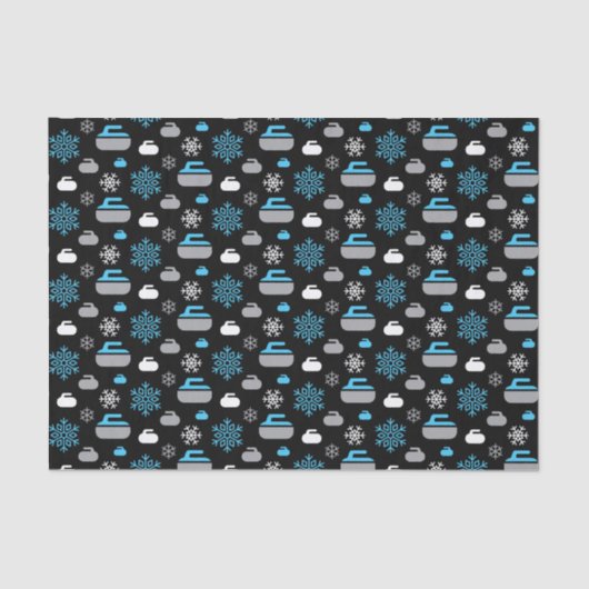 Sneeuwvlokken en krullingspapier tissuepapier (Voorkant)