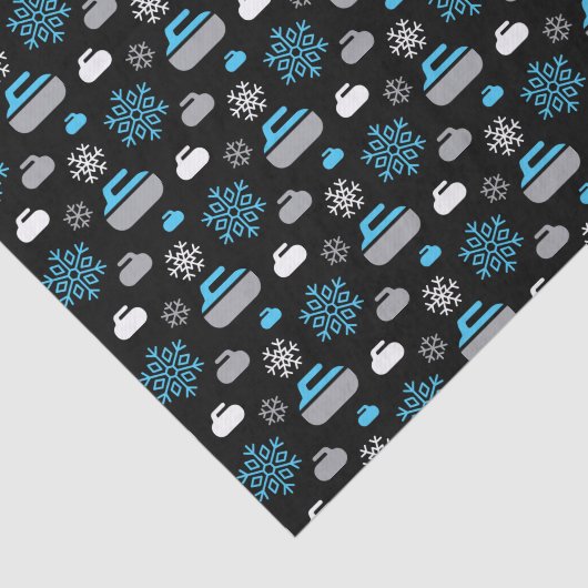 Sneeuwvlokken en krullingspapier tissuepapier (Detail)