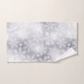 Sneeuwvlokken en -lichten bad handdoek (Handdoek)