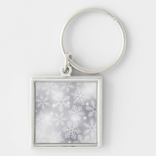 Sneeuwvlokken en -lichten sleutelhanger (Voorkant)