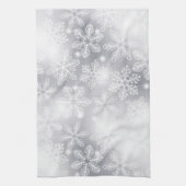 Sneeuwvlokken en -lichten theedoek (Verticaal)