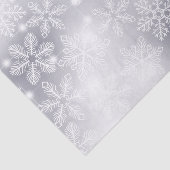 Sneeuwvlokken en -lichten tissuepapier (Detail)