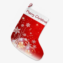 Sneeuwvlokken en -Ornamenten Grote Kerstsok