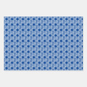 Sneeuwvlokken en -stangen inpakpapier vel (Voorkant 2)