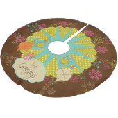 Sneeuwvlokken en Starburst Persoonlijke boomrokken Kerstboom Rok (Gekanteld)