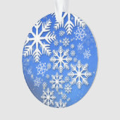 Sneeuwvlokken en sterren ornament (voorkant)