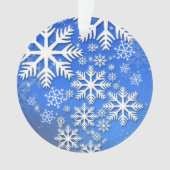 Sneeuwvlokken en sterren ornament (voorkant)