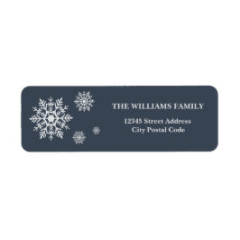 Sneeuwvlokken Etiket