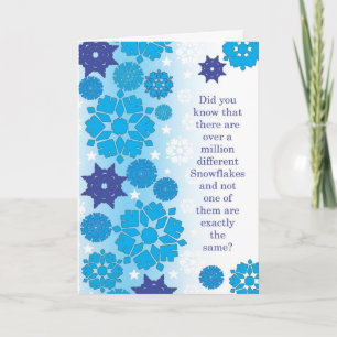 Sneeuwvlokken Feestdagen Kaart