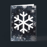 Sneeuwvlokken Feestdagen Kaart<br><div class="desc">Een ander mooi die sneeuwvlokwenskaart van SnowDays,  door u wordt ontworpen!</div>