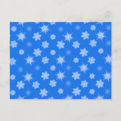 Sneeuwvlokken Feestdagenkaart (Voorkant)