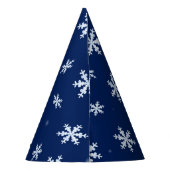 Sneeuwvlokken Feesthoedjes (Achterkant)