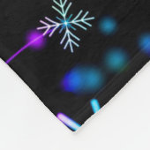Sneeuwvlokken Fleece Deken (Hoek)